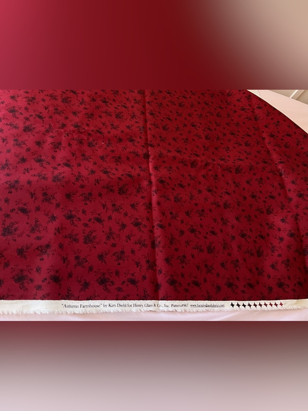 Quilting Sewing Material By Henry Glass Fabric Autumn Farm House #967 2 1/2 Yard